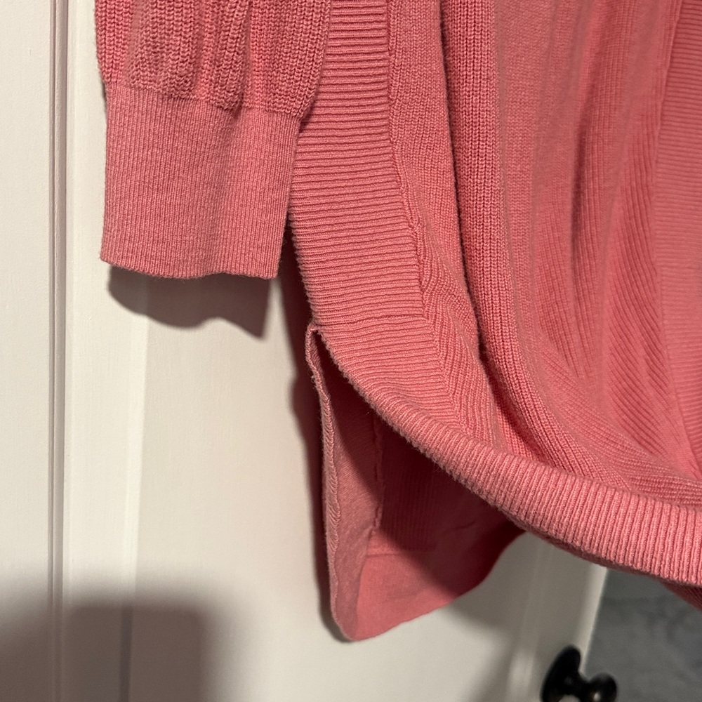 Express Pink Ribbed Sweater - Picture 3 of 5